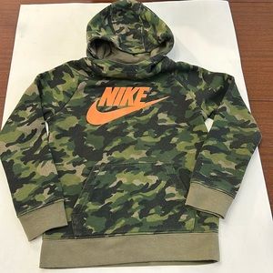 Nike Camouflage Hooded Sweatshirt Boys Size 6